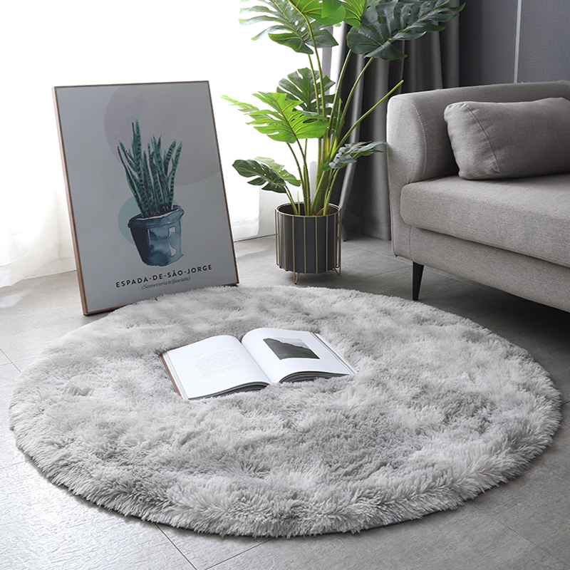 家装主材>墙地面材料>地板配套辅料>古达>古达加厚毛毛圆形小地毯儿童