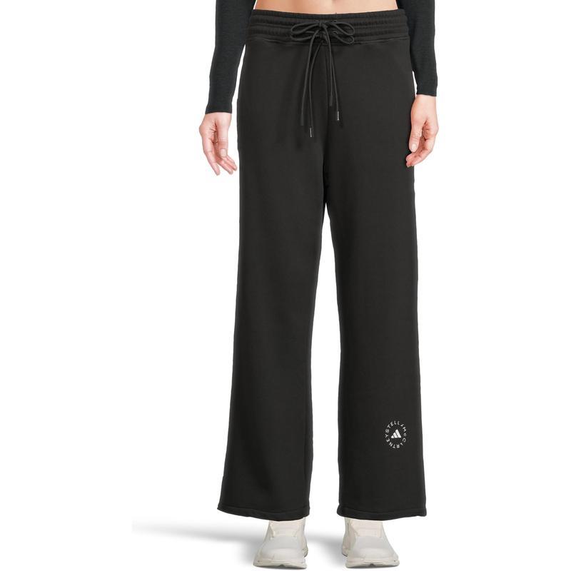阿迪达斯(adidas)高腰直筒运动束脚裤女款显瘦休闲裤春秋冬户外健