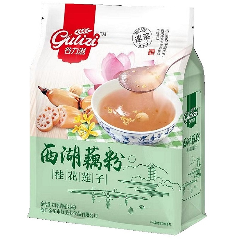 谷力滋桂花莲子西湖藕粉420g