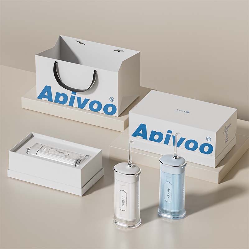 艾优 复古智能冲牙器X11(白/蓝色随机发货)高清大图