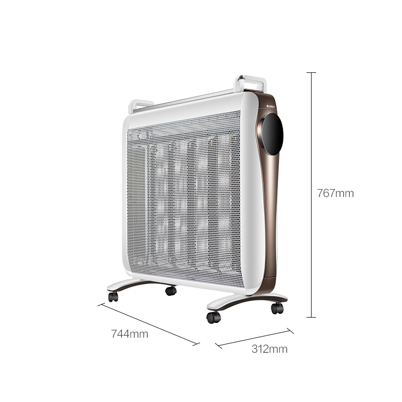 格力(GREE)取暖器 NDYD-X6025B 取暖器家用节能智能遥控省电电暖器速热烤火炉硅晶电热膜
