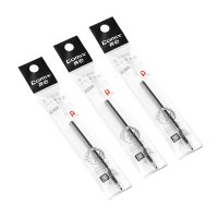 齐心 R511 速干按动中性笔替芯 精钢尖锥头 0.5mm 20支/盒 黑