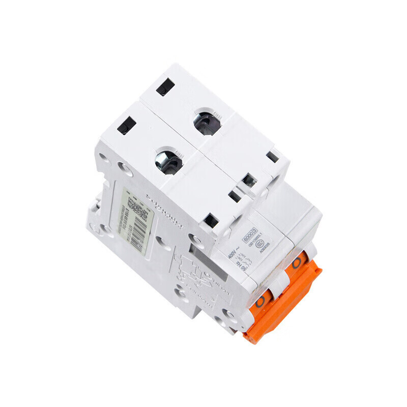 施耐德电气 微型断路器空气开关 双进双出 双极空开 ea9系列 2p c50a