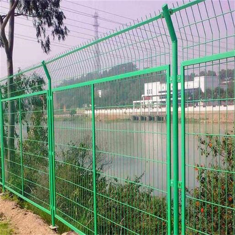 环杰铁丝网围栏护栏hj1645双边丝高速公路围墙网塑后6毫米网片25米高3