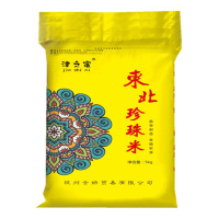 津之蜜5kg,东北梅河口珍珠米,1年1熟口感q弹软糯(编织袋款)