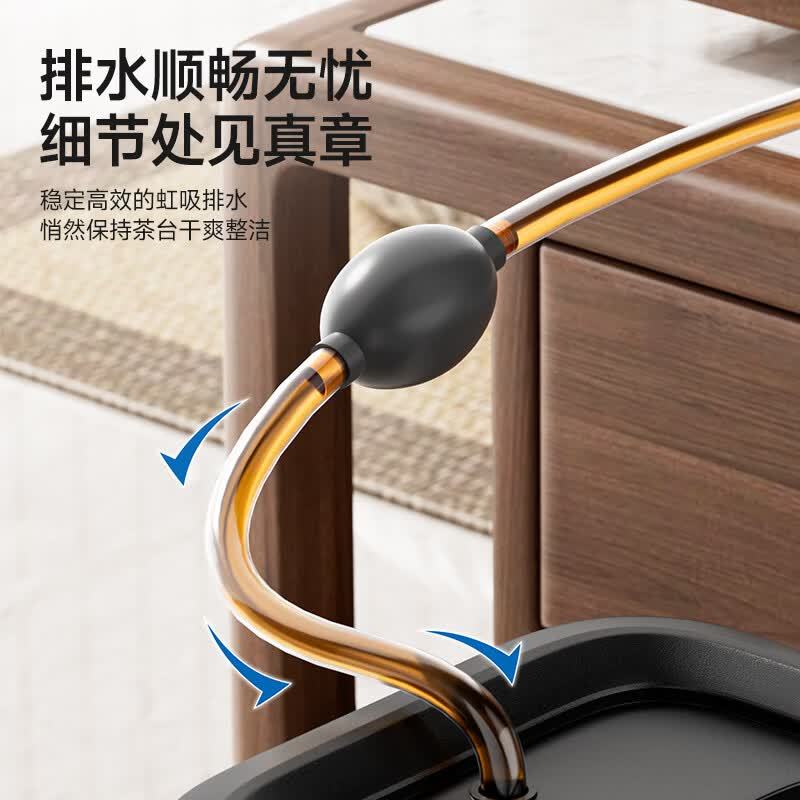 苏泊尔(SUPOR) 不锈钢(滑盖)茶水垃圾桶 10L 卫生间浴室防水高颜值垃圾桶 碳灰色高清大图