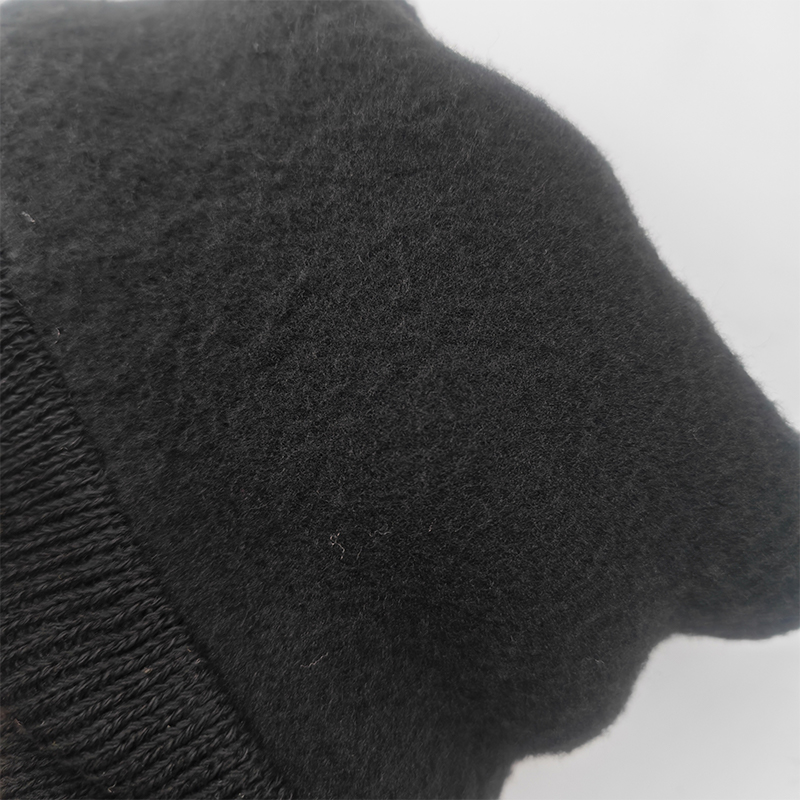 鸽护 加绒三眼帽 GH638-1黑色加绒 顶高清大图