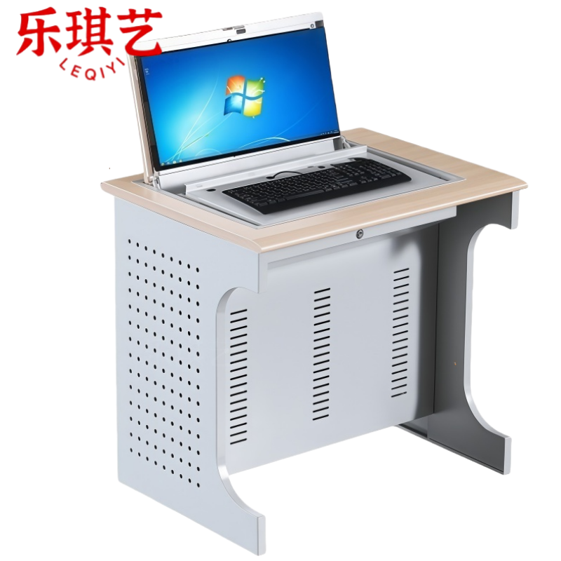 乐琪艺 电脑 桌 钢制 张高清大图