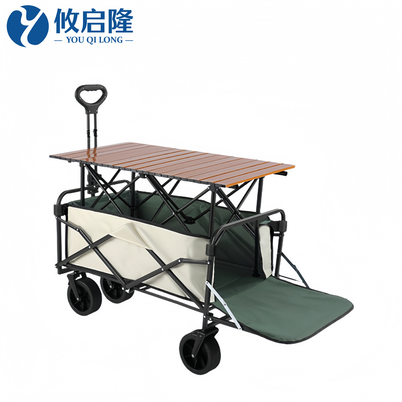 攸启隆 户外露营车米绿色个