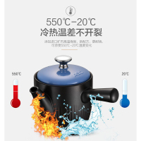 爱仕达ASD 耐热陶瓷砂锅煲汤养生煲2.5L明火药膳煲可煎中药RXC25B2QY