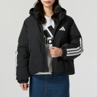 阿迪达斯 (adidas)女装新款时尚百搭运动休闲保暖连帽羽绒服 JG3865 ZP