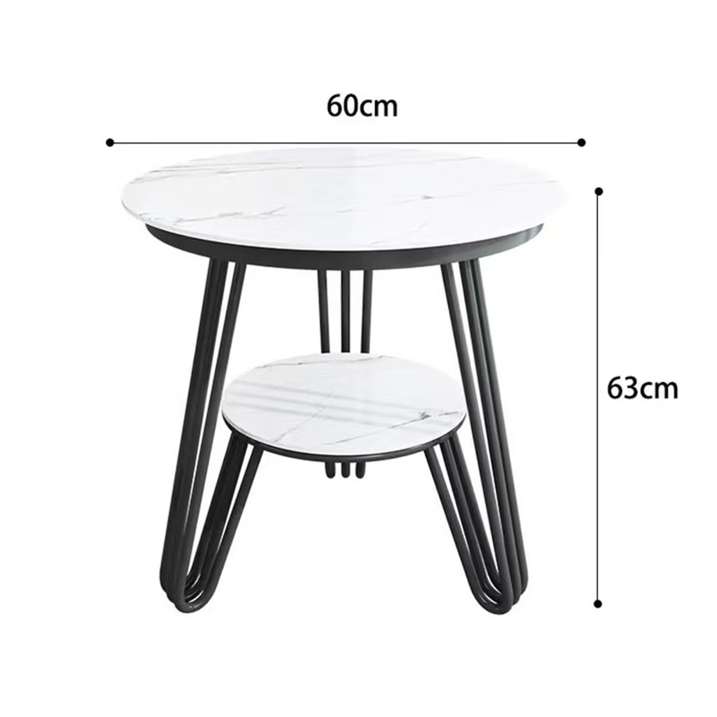 三圣茶几简约双层茶水桌小户型客厅创意茶几边几高清大图