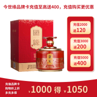 今世缘 国缘100 52度幽雅醇厚型 1L装白酒