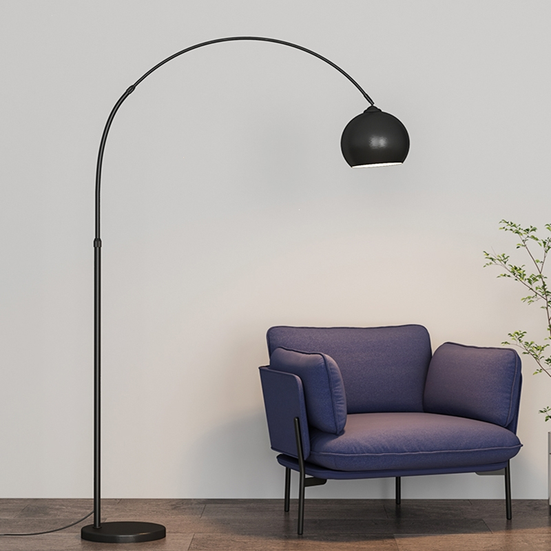 古达轻奢钓鱼落地灯北欧客厅简约现代设计感卧室沙发边立式灯