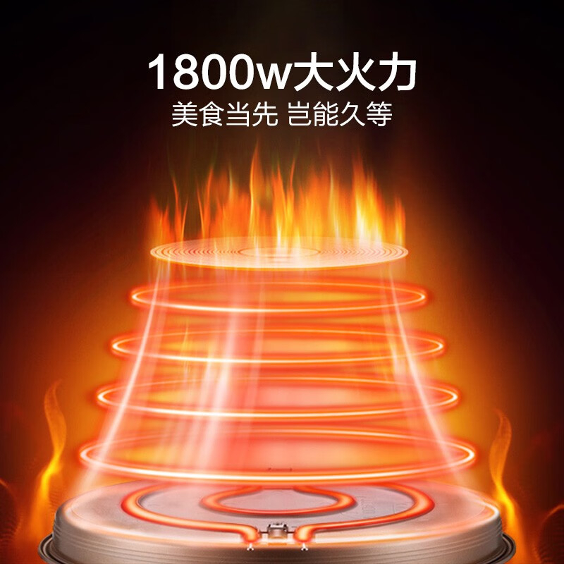 苏泊尔 煎烤机34×24cm ZMD安心系列 煎烤机 电脑型 米白色+香槟金 JD3424D08高清大图