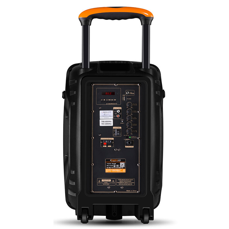 a12-66 12英寸重低音广场舞拉杆音箱蓝牙户外便携式移动舞台音响大