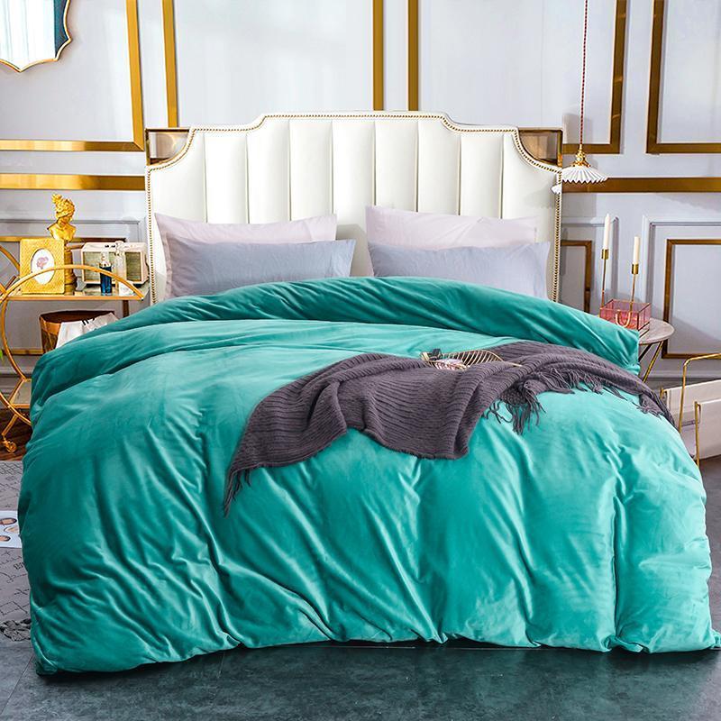 水晶绒被套单件双面绒加厚保暖法兰绒被套毛毛绒加绒珊瑚绒被罩