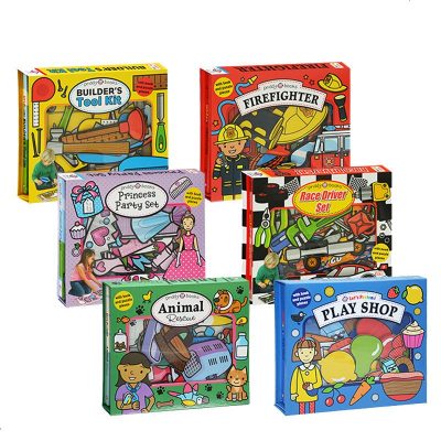 英文原版小小角色扮演家let S Pretend系列6册我来当消防员等纸板书操作书 摘要书评在线阅读 苏宁易购图书