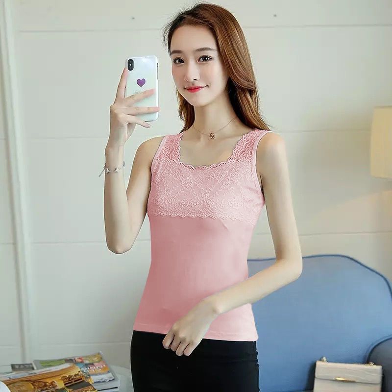 图书>两性关系>性>图书其它>夏季性感蕾丝花边吊带背心女大码修身外穿