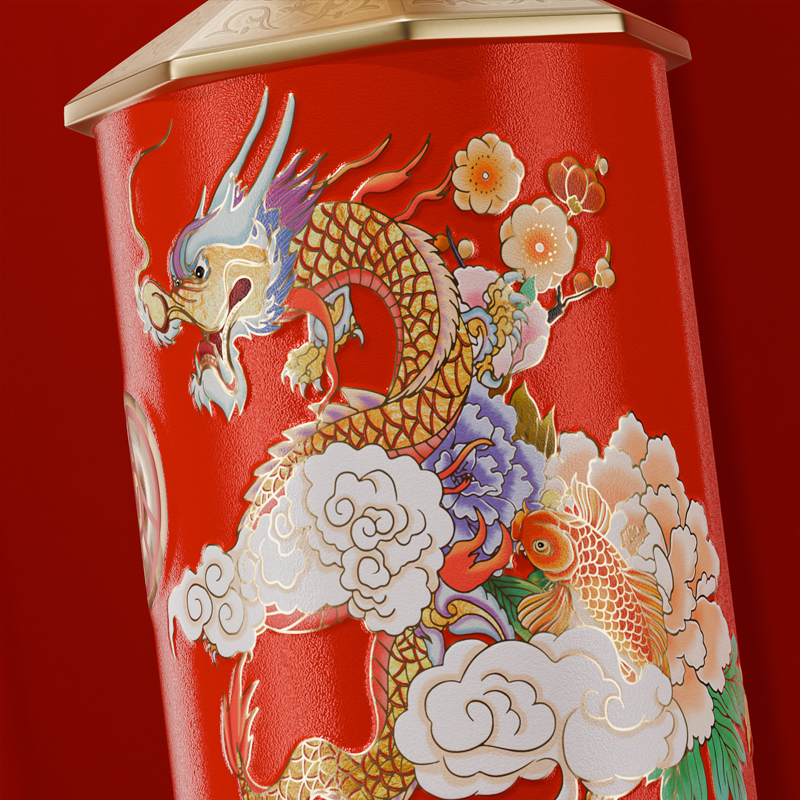 五粮液股份 富贵吉祥豪华礼盒52度500ml浓香型白酒 传承经典 节日送礼佳选高清大图