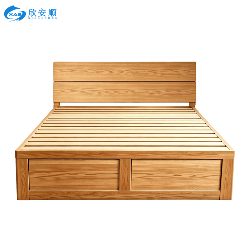 欣安顺 实木单人床1200*2000*400mm 张图片