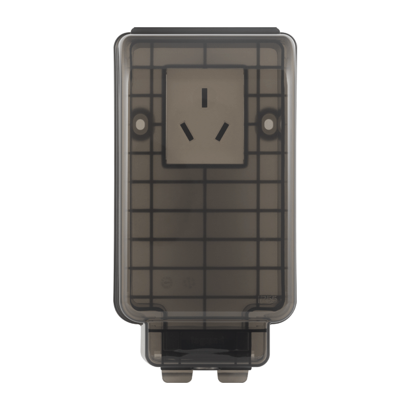 罗格朗 带16A三孔IP55插座防水盒 加长型(半透明)P223DV/3P 个