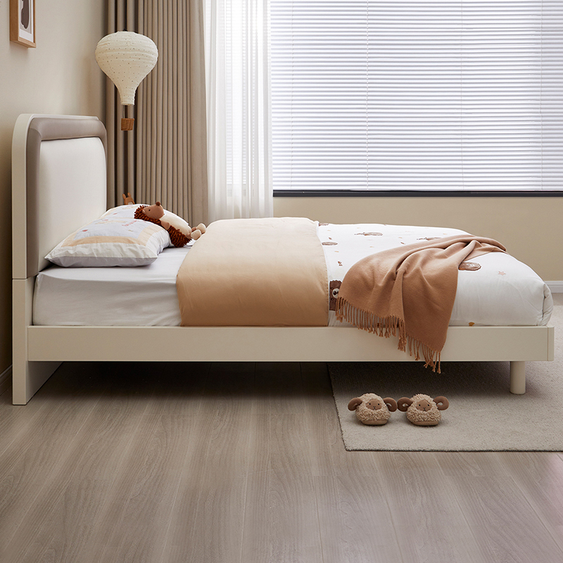全友家居现代简约儿童软包床男孩次卧室青少年单人床660102