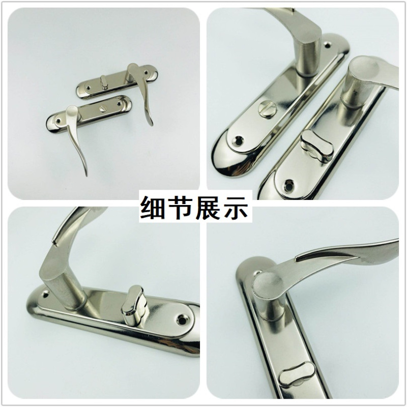 卫生间门锁执手锁具无钥匙BK锁芯 30mm锁舌