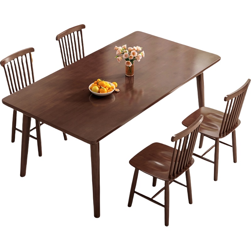 演发 餐桌一桌四椅 套高清大图