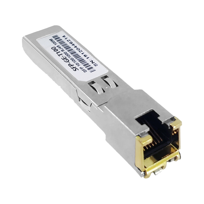 澳狒 千兆电口模块 GE光转电模块 光口转电口 RJ45网口 SFP-GE-T100 1支