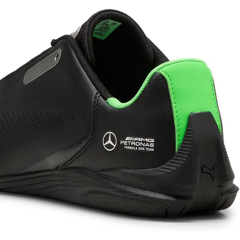 彪马(Puma)PUMA男款梅赛德斯AMG车队赛车风格板鞋黑绿拼色透气休高清大图