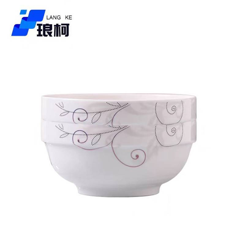 琅柯 陶瓷碗 金枝玉叶 YC-7英寸 个高清大图