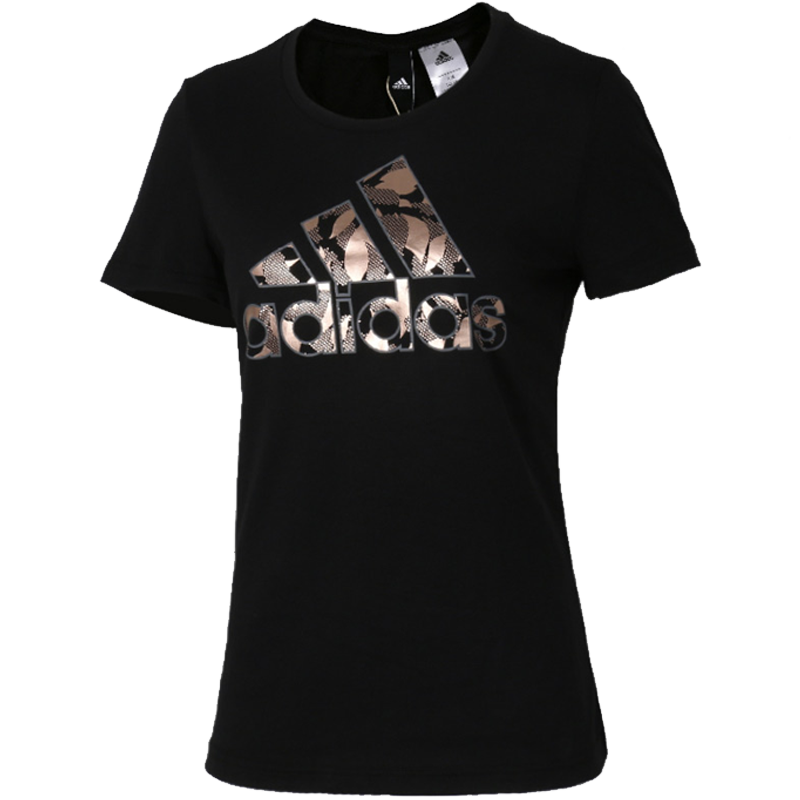 adidas阿迪达斯女装 2018秋新款运动服休闲舒适透气短袖T恤DN8796 DN8796 XS