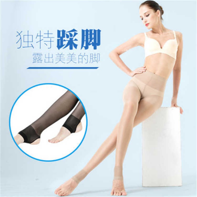 6双装包芯丝踩脚袜丝袜加大高弹美腿丝袜女夏季丝袜高清大图