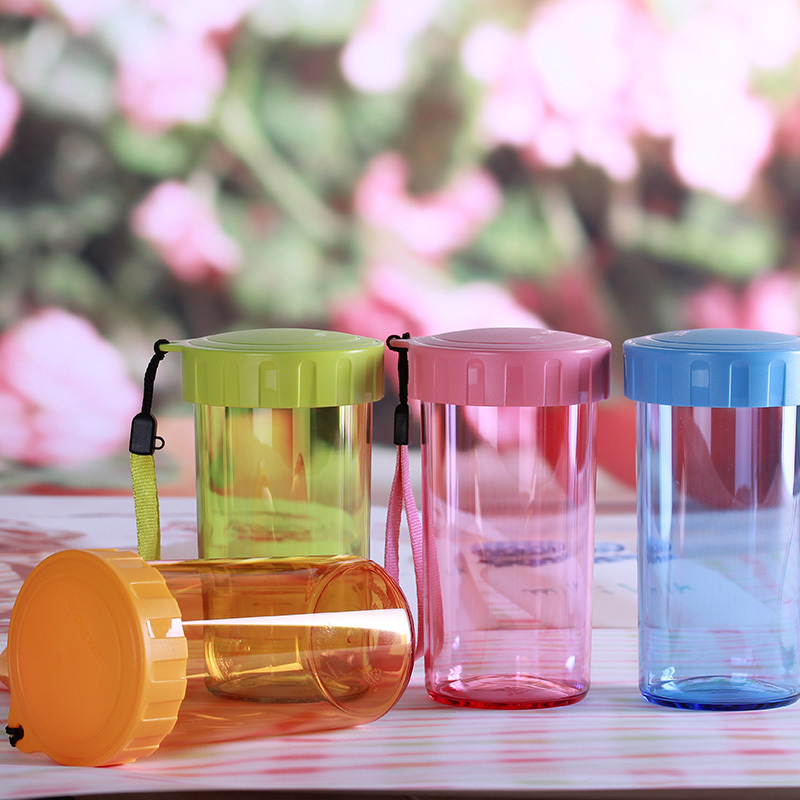 特百惠(Tupperware)雅致杯310ml 创意便携塑料防漏运动儿童学生随手水杯