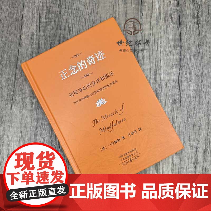 [樊登]2024新版 正念的奇迹 一行禅师 是现代的佛教禅宗诗人 人生哲学心理学舍得放下 湖南文艺出版社高清大图