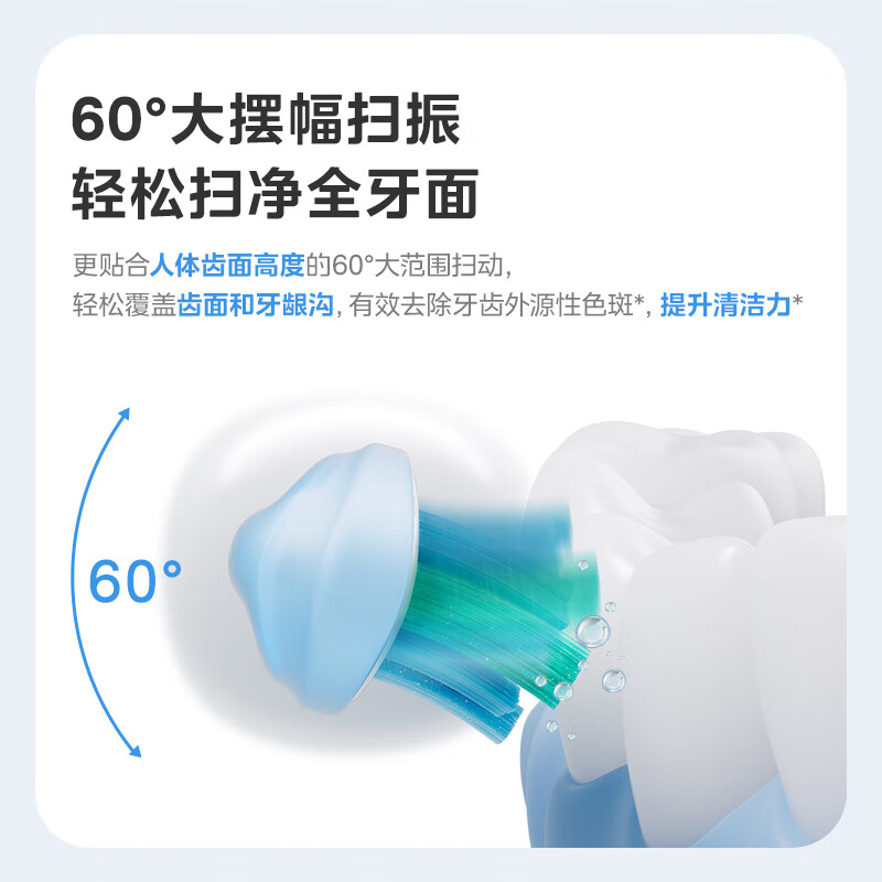 美的(Midea)电动牙刷YM502 极地白高清大图