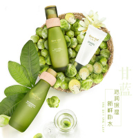 一叶子鲜补水保湿三件套润养提亮控油收缩毛孔提拉紧致水乳套装男女通用化妆品鲜补水保湿