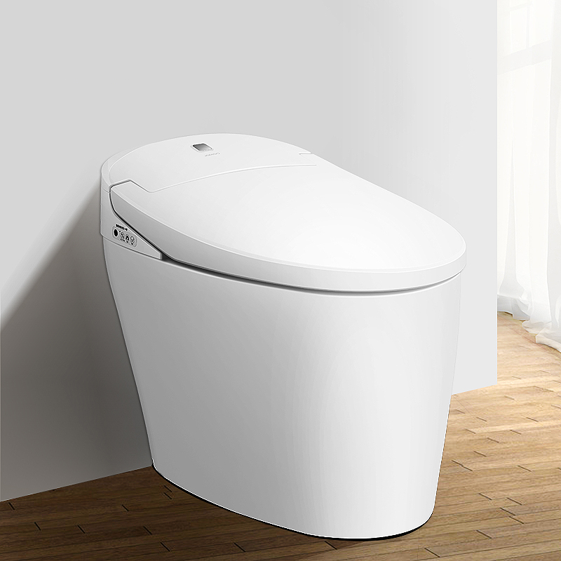 九牧 JOMOO 一体智能坐便器 即热式全自动多功能智能座便器 外置男士小冲遥控器S600高清大图