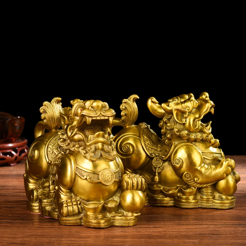 美帮汇皮休貔貅 客厅家居家装饰品乔迁礼品铜高清大图