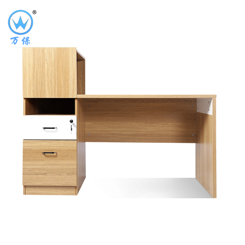 [万保]办公家具 板式办公桌 职员桌 公司电脑桌单人位职员学习桌