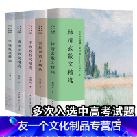 [友一个]中考常考热点名家散文典藏 彩插版 全5册/林清玄余秋雨毕淑敏等/中国现当代名家散文随笔/长江文艺出版社/