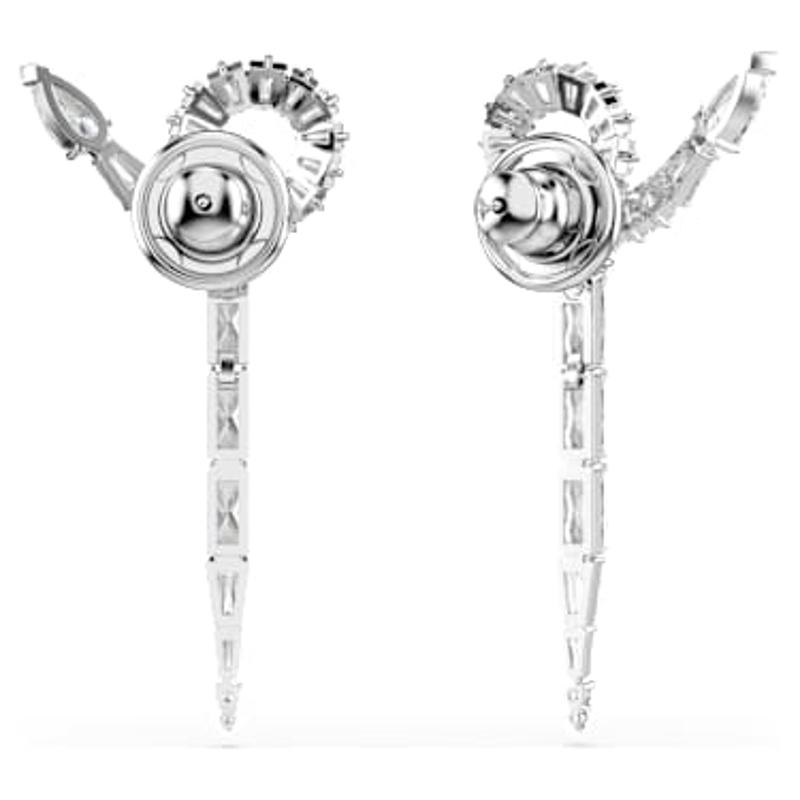 施华洛世奇(SWAROVSKI)蛇形锆石耳环女款时尚个性复古耳饰新年礼高清大图