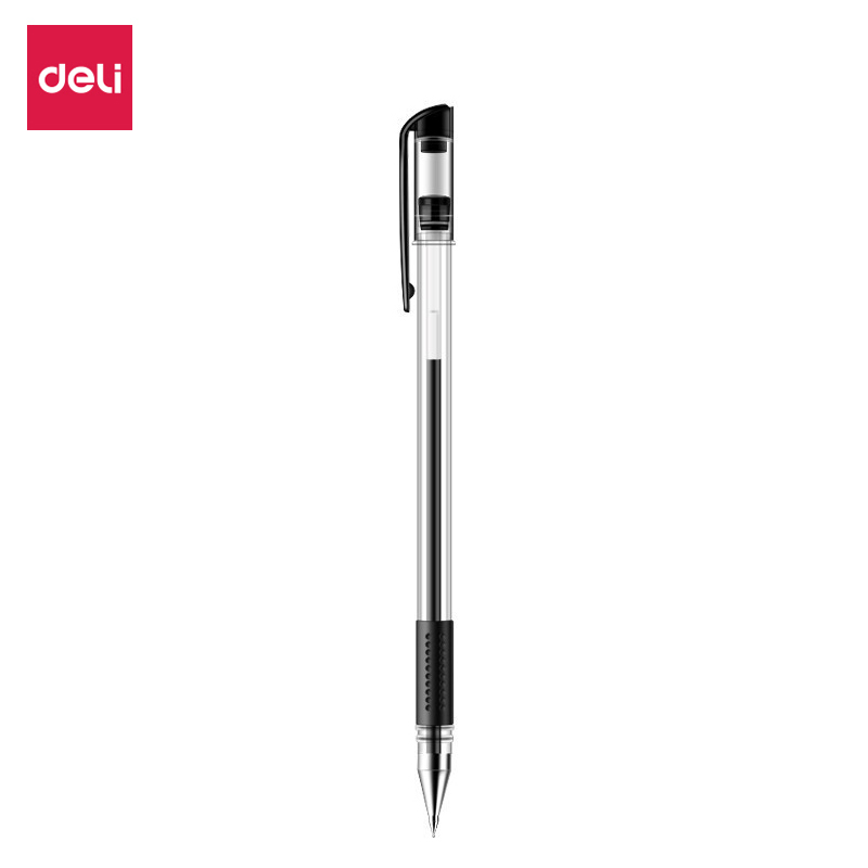 得力(deli)6600ES中性笔黑色0.5mm(单位:支) 碳素笔签字笔水性笔水笔