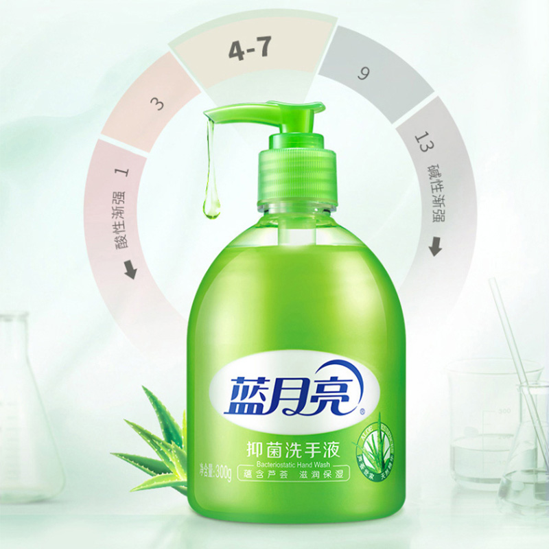 蓝月亮洗手液300g*24瓶泡沫丰富滋润保湿芦荟80001904高清大图