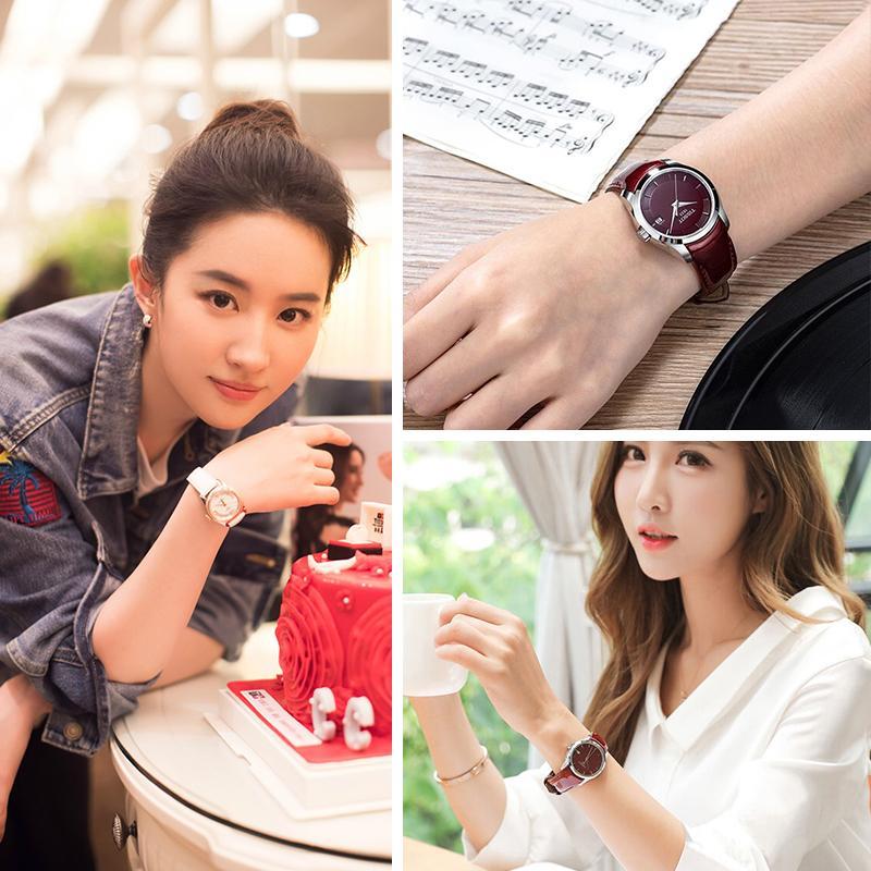 天梭(TISSOT) 库图系列 瑞士品牌石英表女T035.210.16.371.00