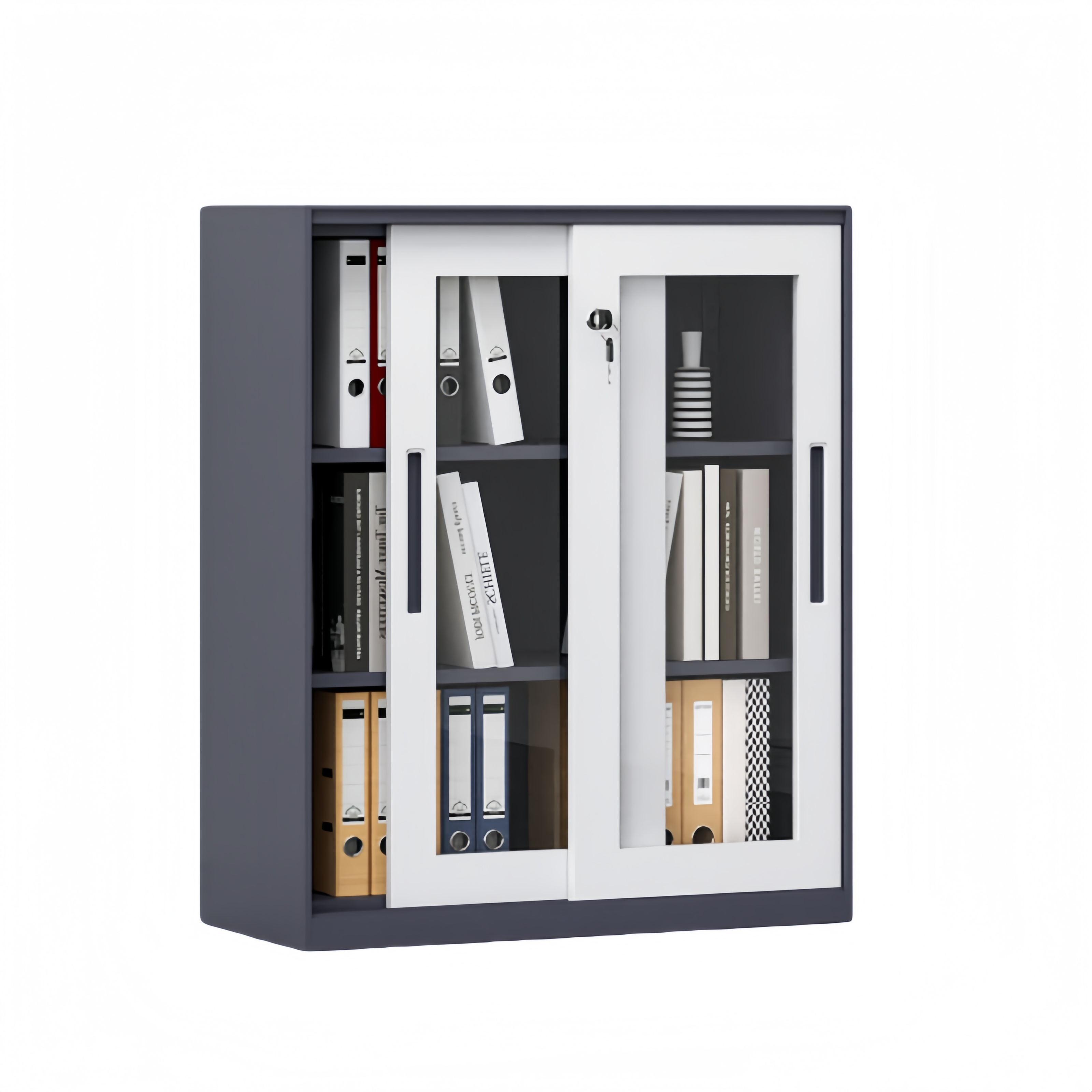 凡礼格矮柜文件柜套色高清大图