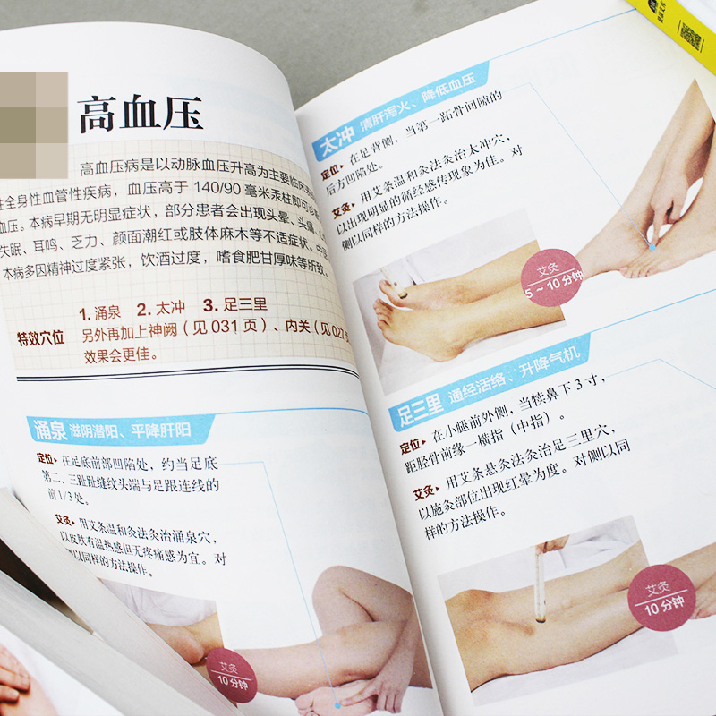 养脾胃就是养命 [正版]中医穴位艾灸全真图解书配视频教学彩色详解脸部头部膝盖减肥瘦肚子去湿气儿童成人初学爱好者零基础自学高清大图