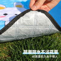 公狼户外牛津布防潮垫便携防水郊游春游地垫布垫子露营草坪野餐垫
