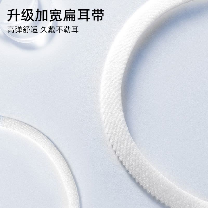 蓝湾贝舒白色款N95柳叶型医用防护口罩30只图片